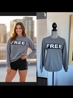 Aritzia Oversized Cotton Modal Blend Crewneck Sweater. XS